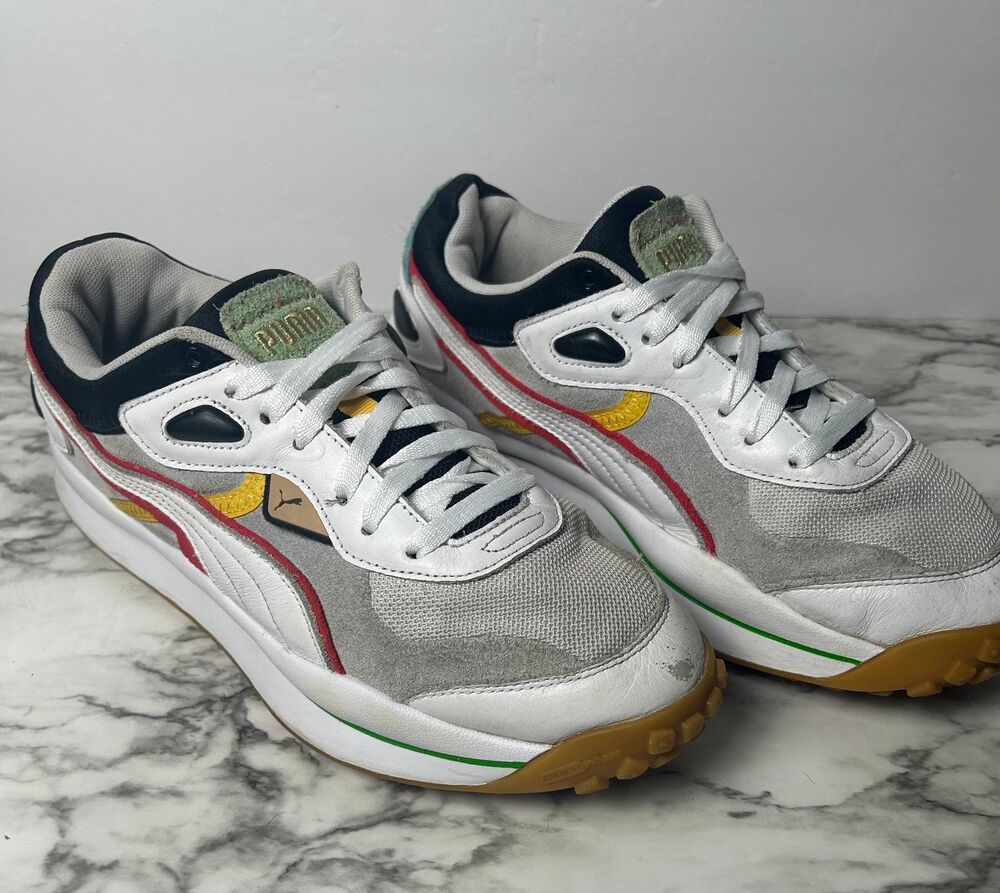 Puma Street Rider Shoes Men’s 9.5 White Multicolor